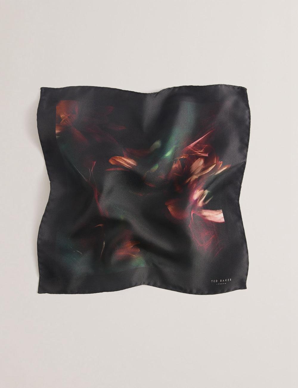 Black Ted Baker DALLASE - Smokey Floral Print Silk Pocket Men Pocket Squares | Canada  HAR-364182