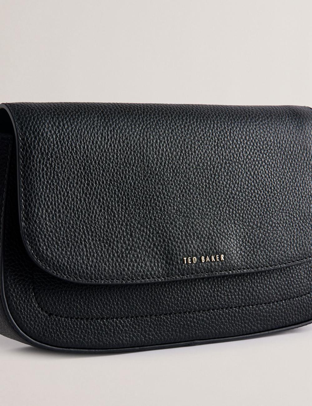 Black Ted Baker DARILIE - Leather Webbing East West Satchel Women Satchel Bags | Canada  INE-569840
