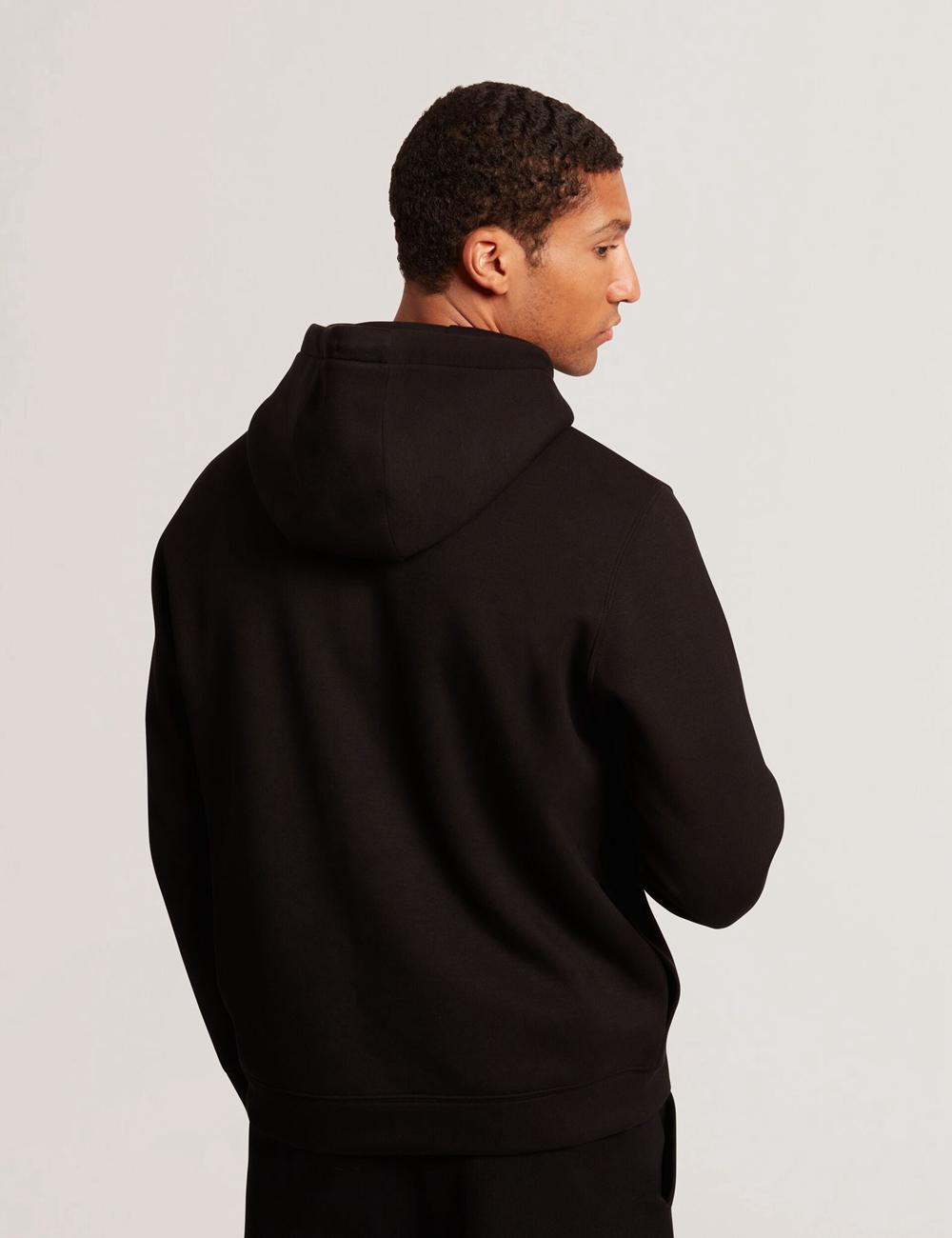 Black Ted Baker EPIO - Zip Through Neoprene Men Hoodies | Canada  VTD-317462