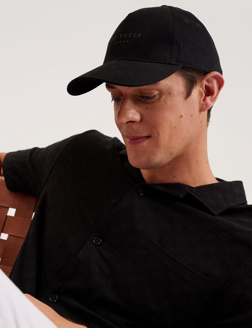 Black Ted Baker FREDDS – Branded Men Baseball Caps | Canada  XYW-761429