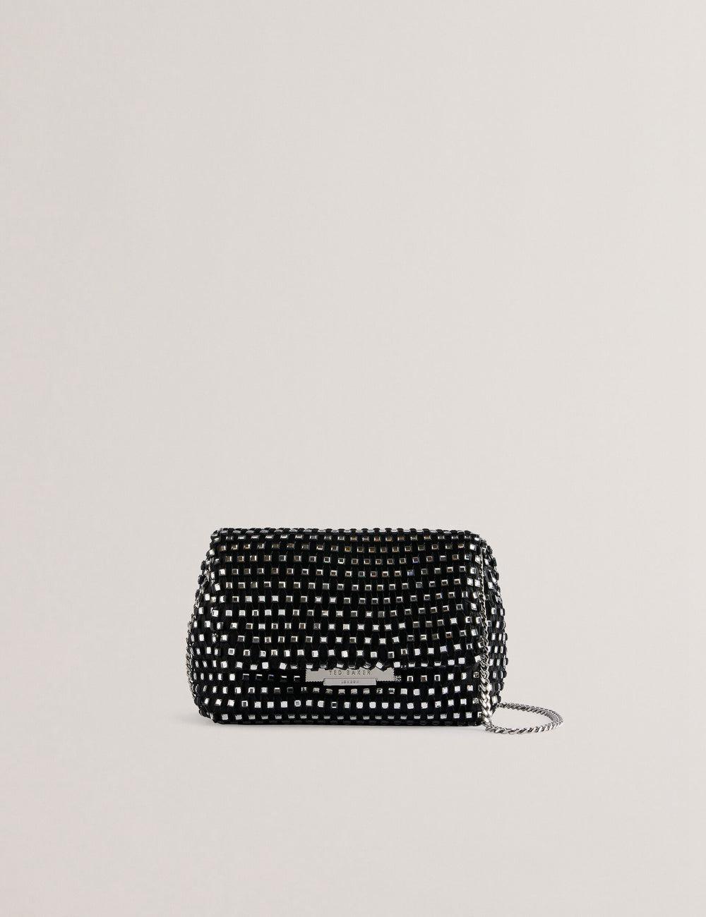 Black Ted Baker GLITSZI - Crystal Cage Mini Women Crossbody Bags | Canada  ACR-105436