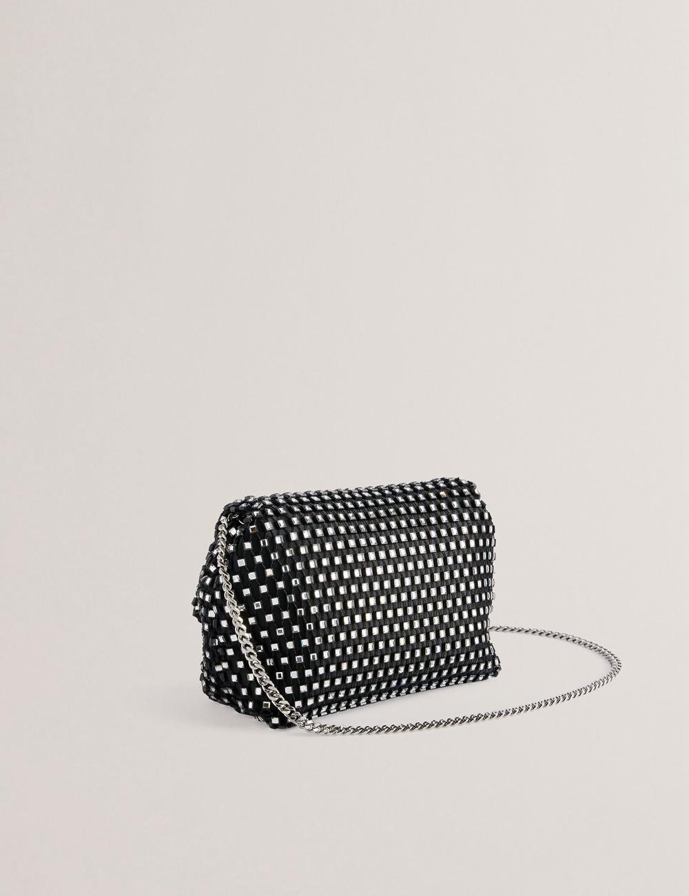 Black Ted Baker GLITSZI - Crystal Cage Mini Women Crossbody Bags | Canada  ACR-105436