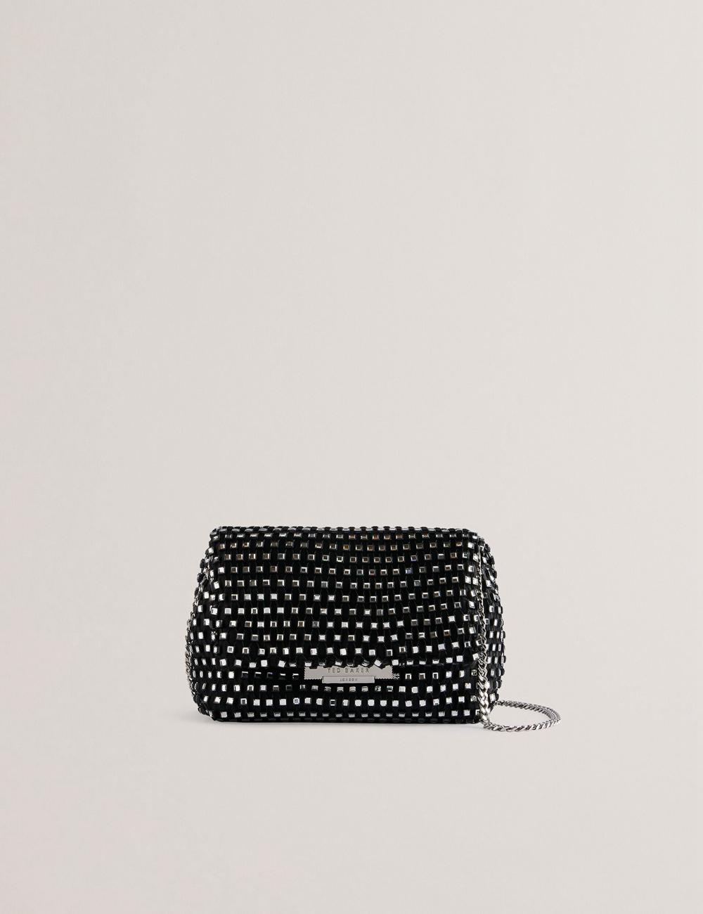 Black Ted Baker GLITSZI - Crystal Cage Mini Women Crossbody Bags | Canada  ACR-105436