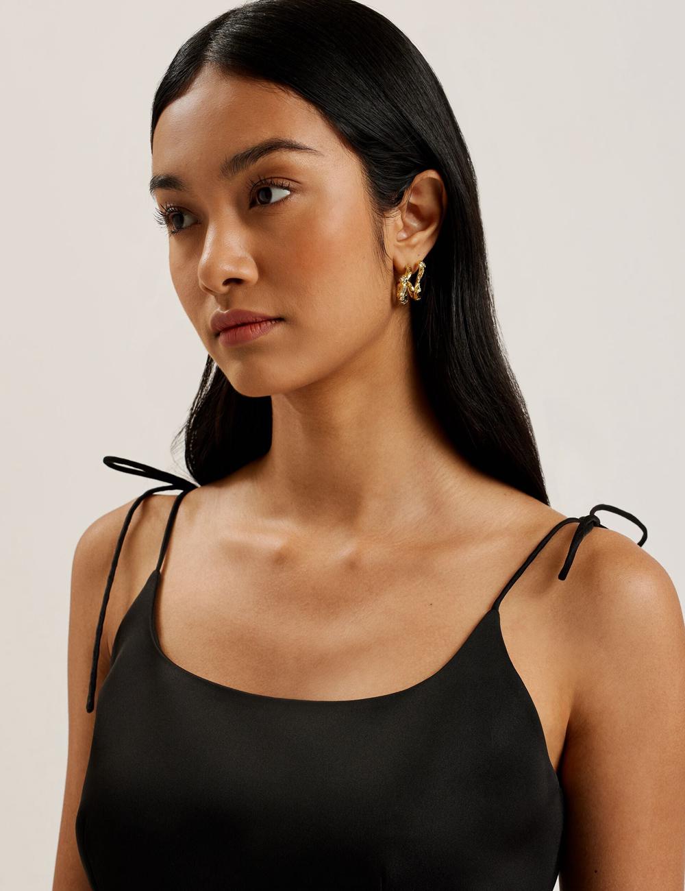 Black Ted Baker KAVALA - Strap Square Neck Women Mini Dresses | Canada  AVQ-361827