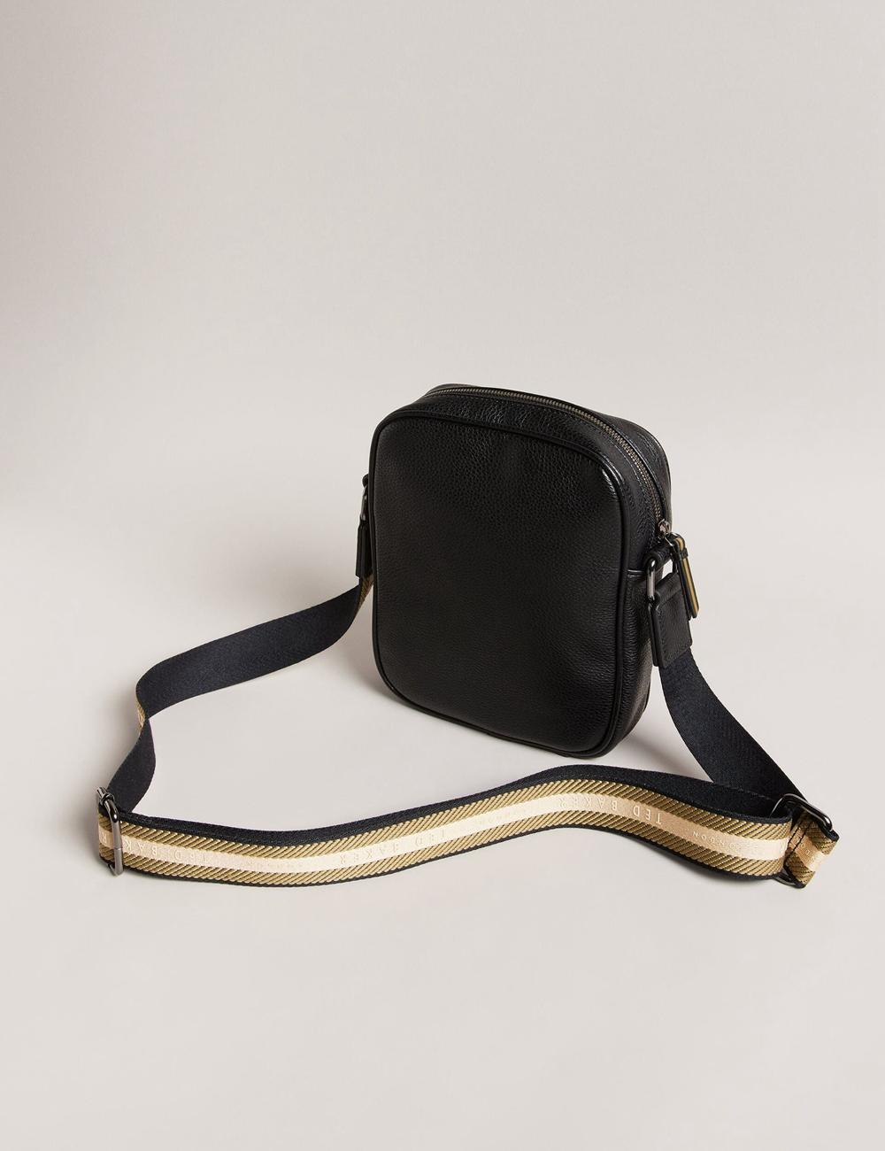 Black Ted Baker KIIAN - Small Reporter Webbing Men Shoulder Bags | Canada  ERP-713482