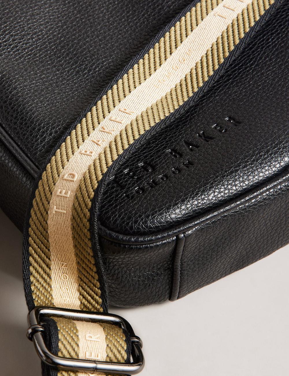 Black Ted Baker KIIAN - Small Reporter Webbing Men Shoulder Bags | Canada  ERP-713482