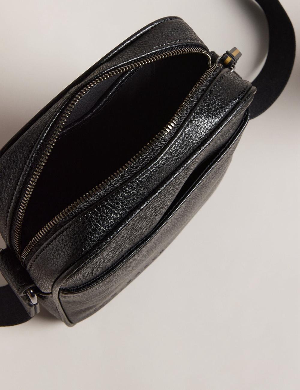 Black Ted Baker KIIAN - Small Reporter Webbing Men Shoulder Bags | Canada  ERP-713482