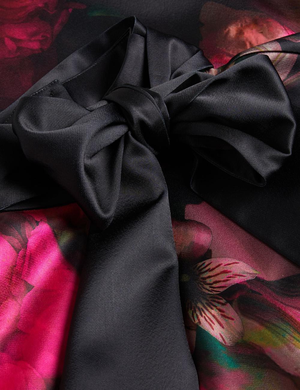 Black Ted Baker LOUSIOS - Printed Neck Wide Leg Women Jumpsuits | Canada  VND-041398