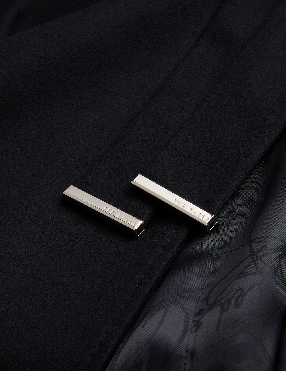 Black Ted Baker ROSELL Wool Women Wool Coats | Canada  IHQ-248907