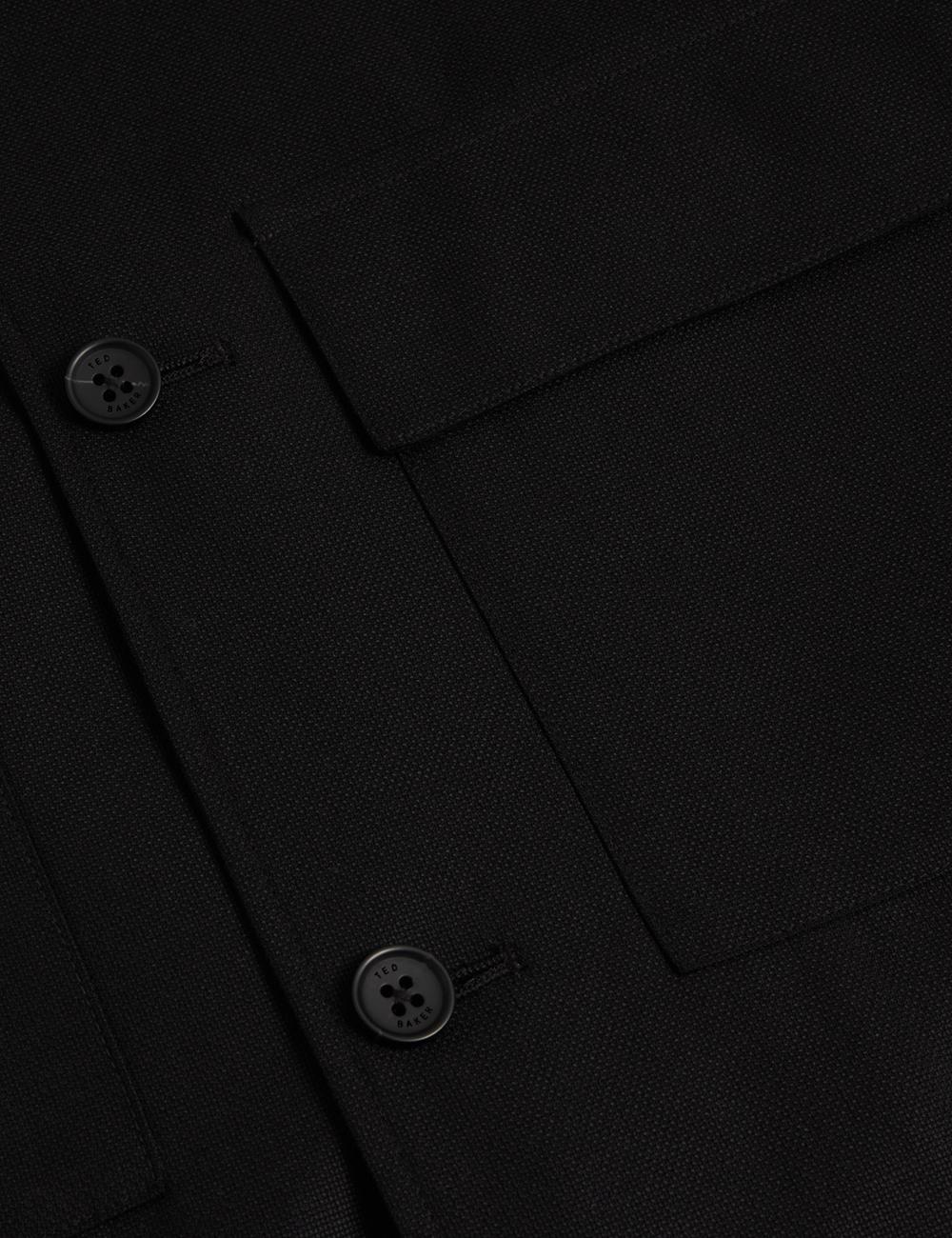 Black Ted Baker SELWYNJ - Lightweight Wool Blend Men Jackets | Canada  RVG-439207