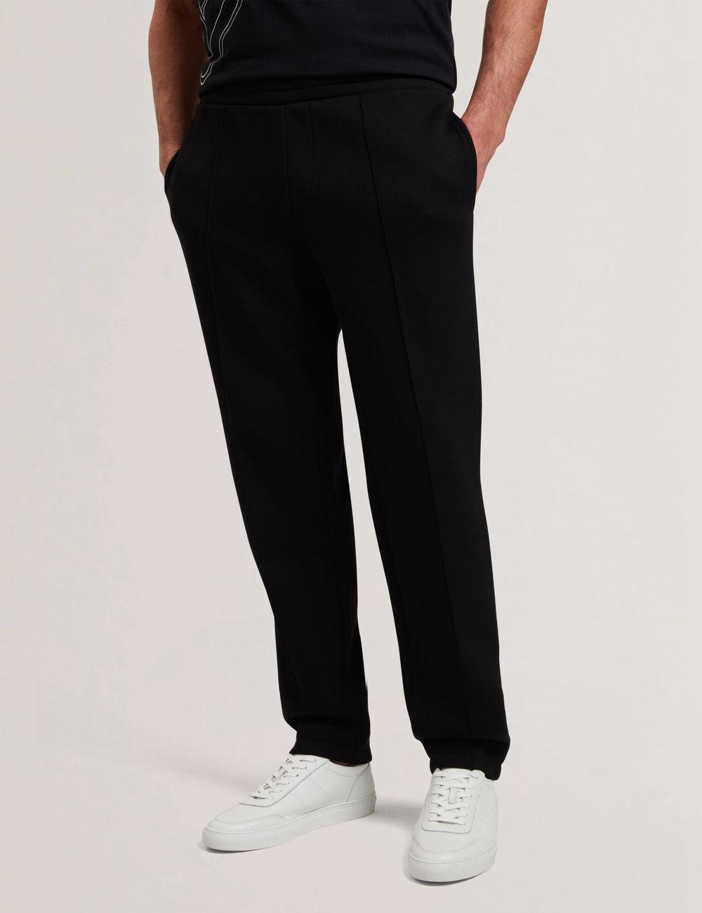 Black Ted Baker UAVER Slim Fit Neoprene Men Joggers | Canada  HSX-340572