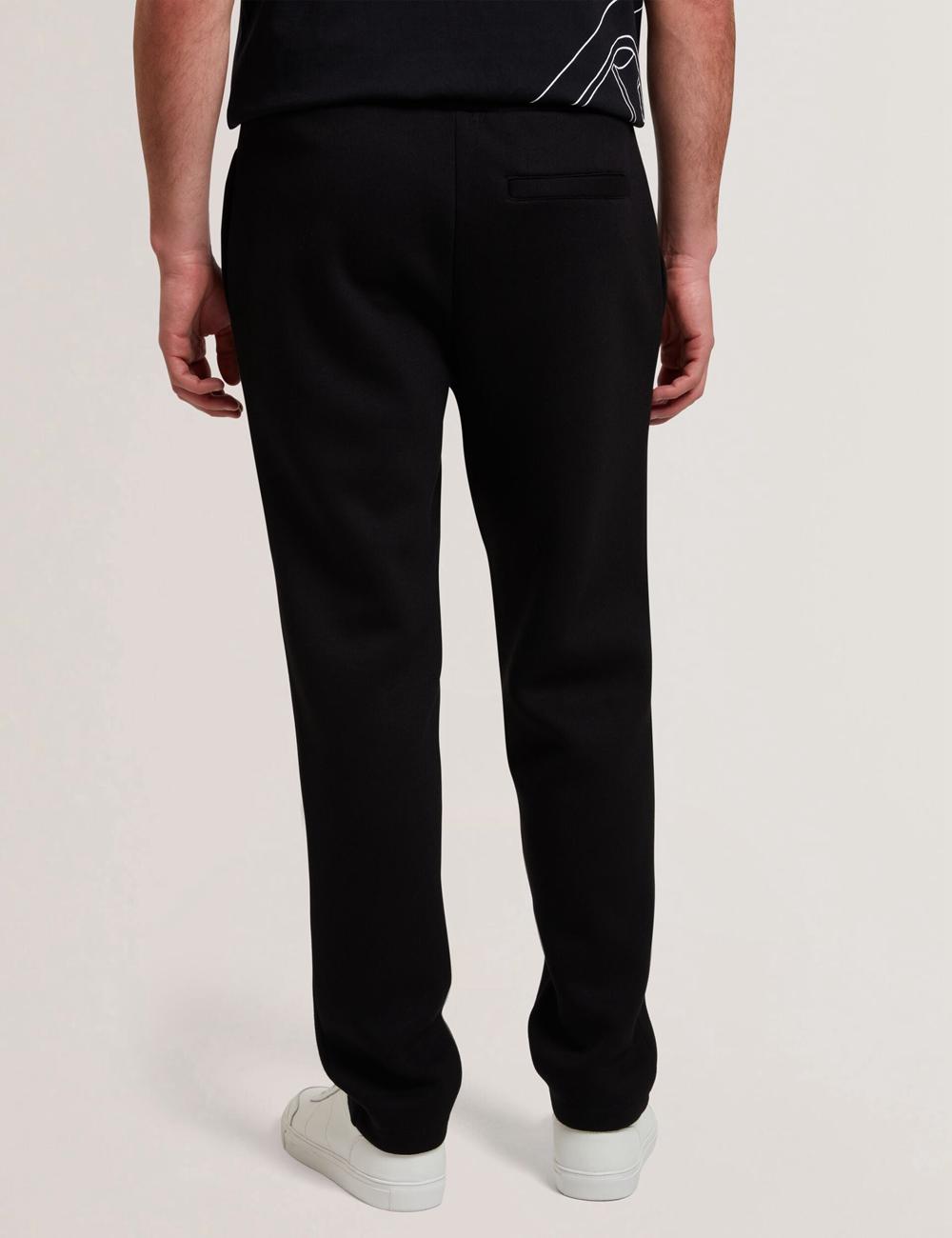 Black Ted Baker UAVER Slim Fit Neoprene Men Joggers | Canada  HSX-340572