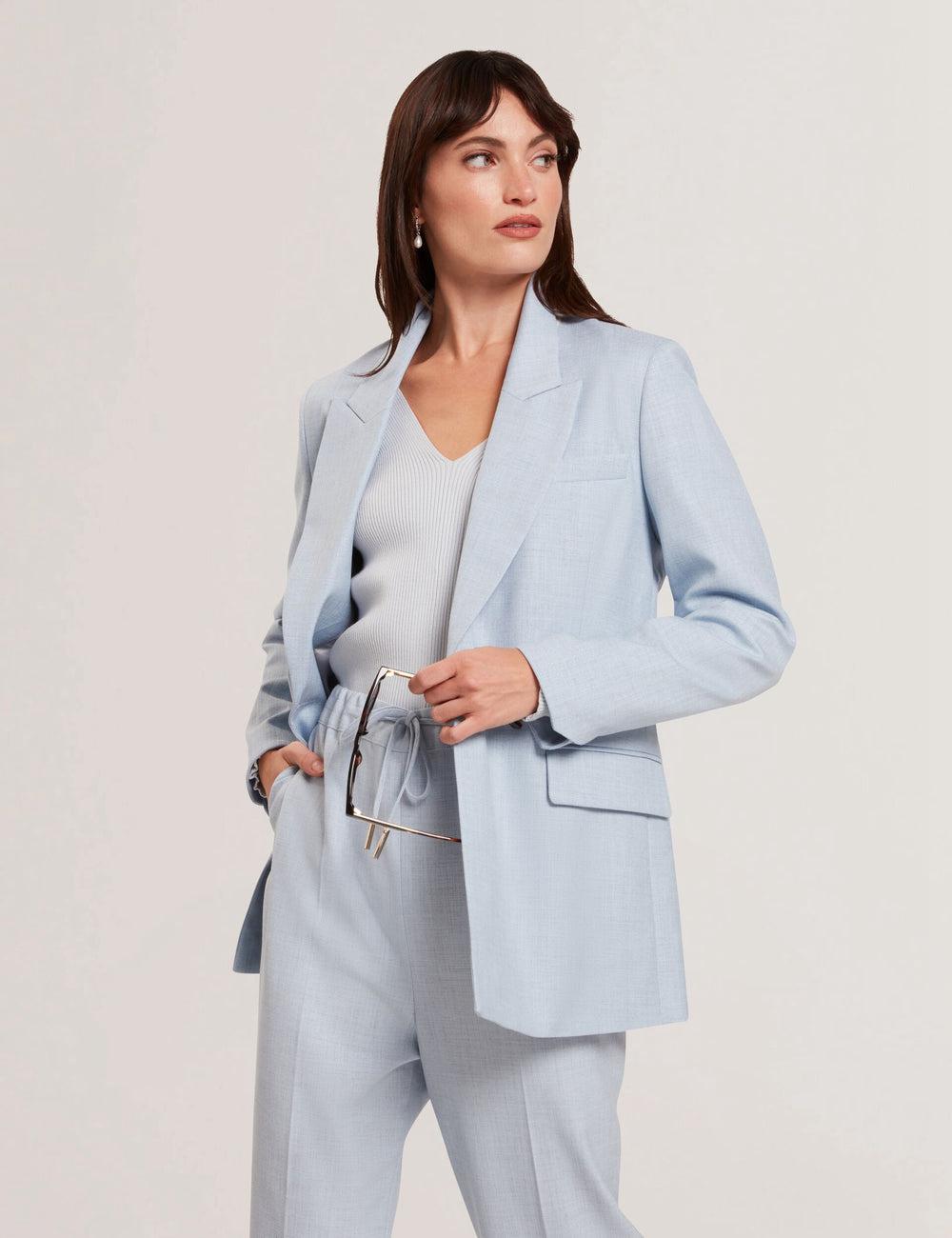 Blue Ted Baker CARNI - Relaxed Tailored Single Breasted Women Blazers | Canada  MFY-457623