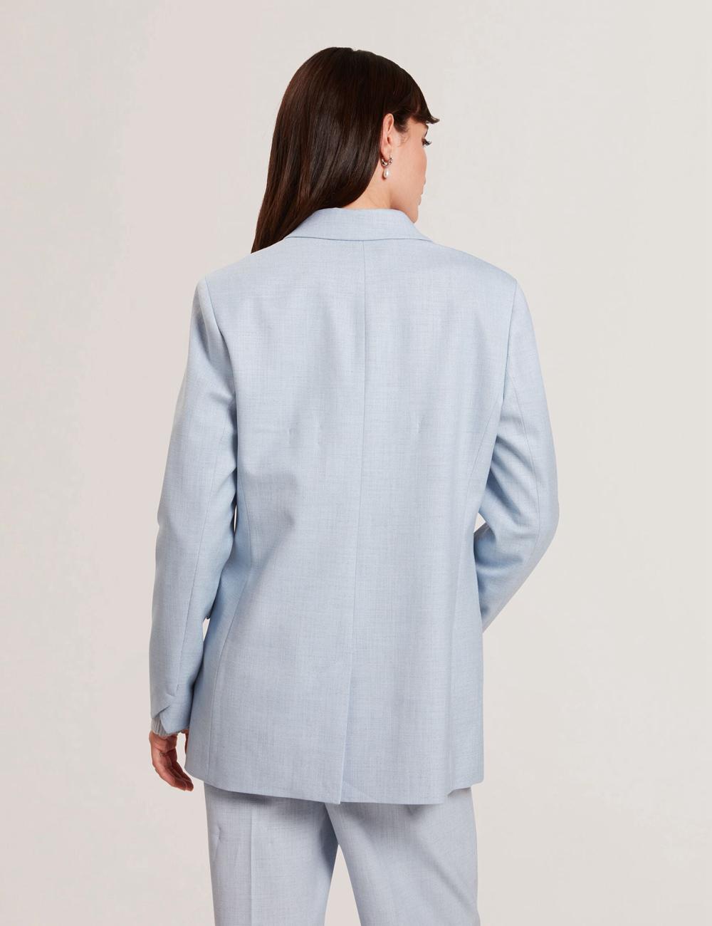 Blue Ted Baker CARNI - Relaxed Tailored Single Breasted Women Blazers | Canada  MFY-457623