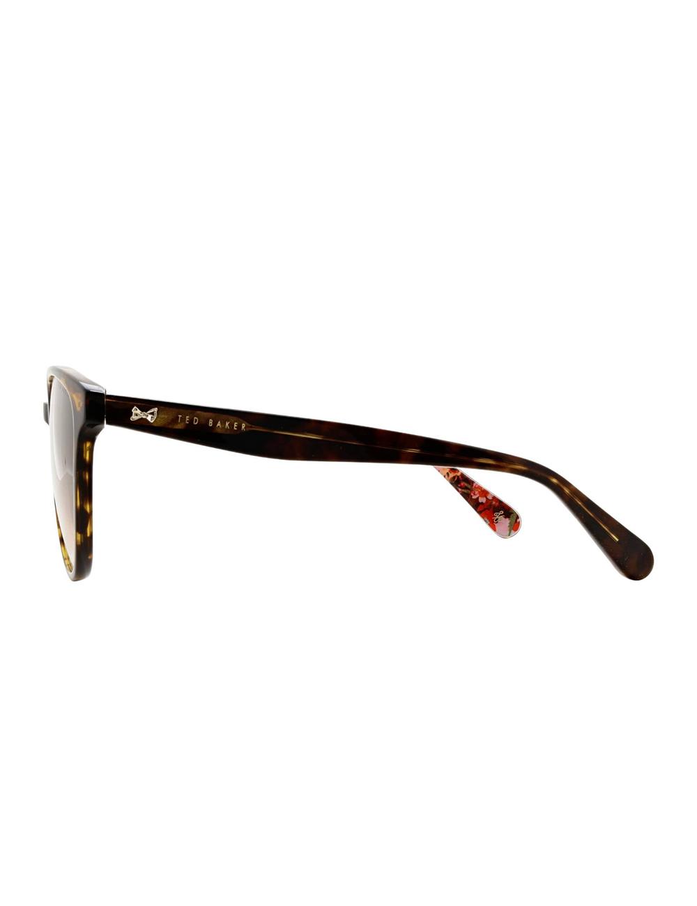 Brown Ted Baker FLORI - Classic Round Print Detail Women Sunglasses | Canada  IHU-965874