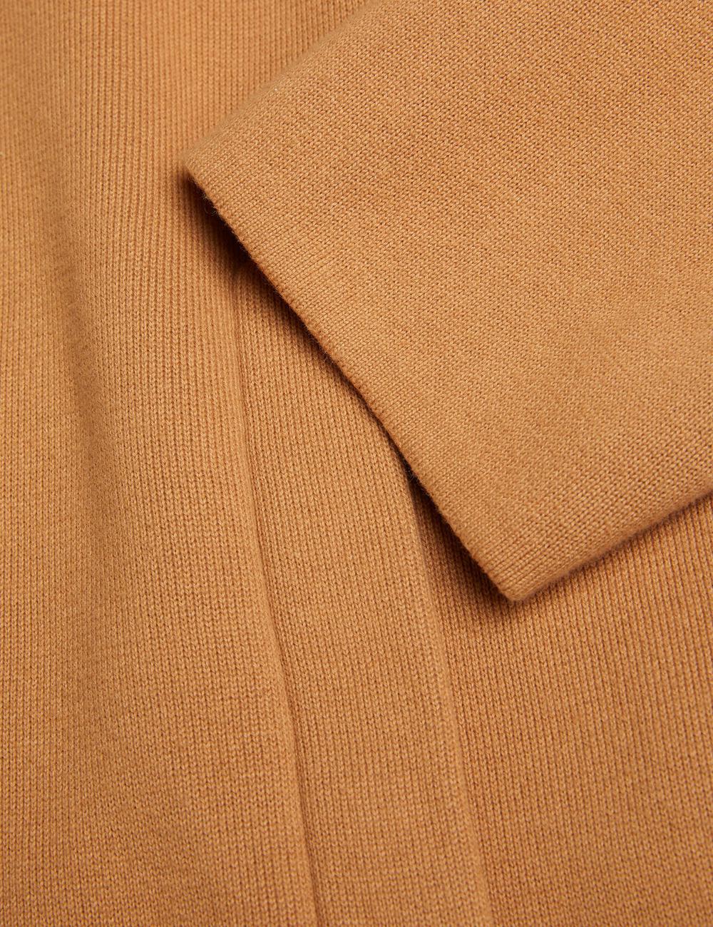 Brown Ted Baker FREDER - Knitted Cotton Blend Men Overshirts | Canada  YZD-342061
