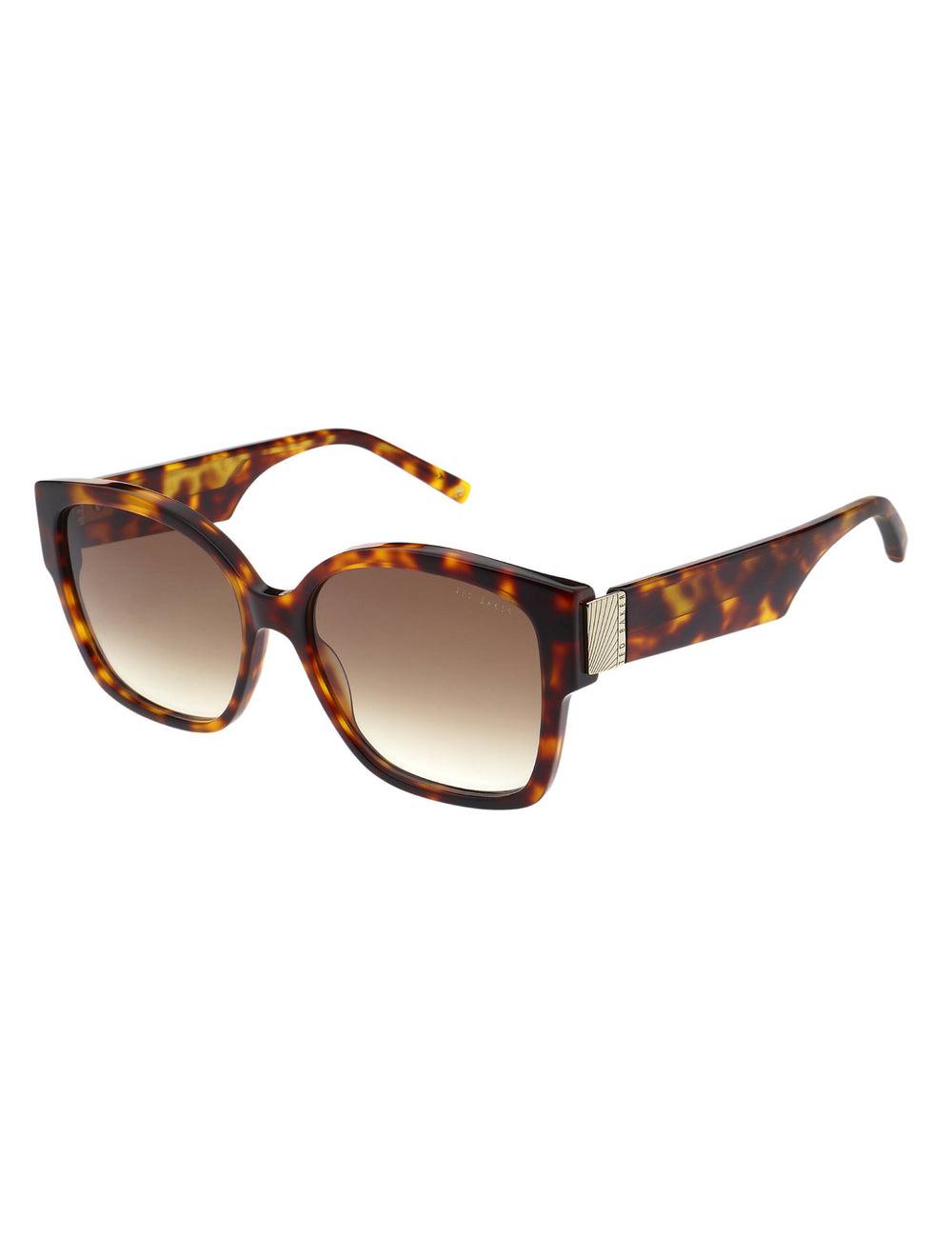 Brown Ted Baker LINIA - Oversized Square Hardware Detail Women Sunglasses | Canada  IRJ-681479