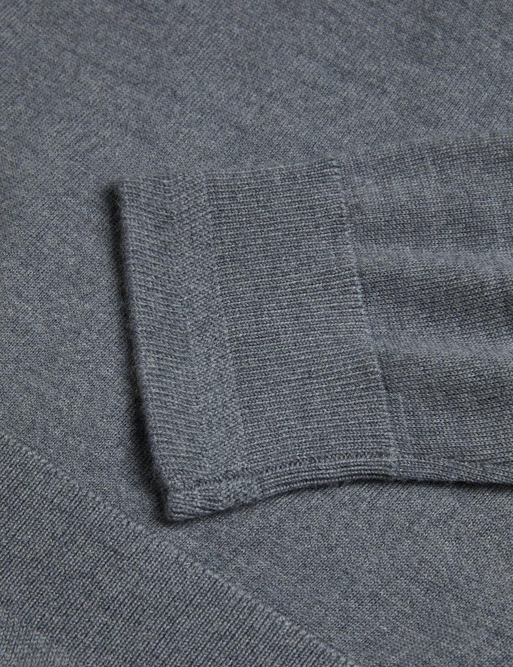 Charcoal Ted Baker CARNBY - Pure Wool Crew Neck Men Jumpers | Canada  ZTX-865327