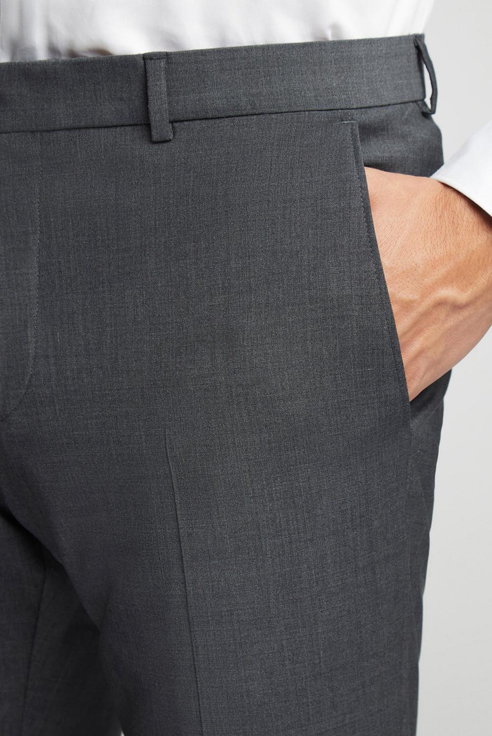 Charcoal Ted Baker PANAMA - Wool Blend Slim Fit Suit Men Trousers | Canada  TGU-564910