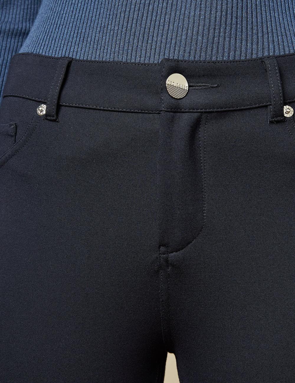 Dk-Blue Ted Baker STRENTI - Skinny Fit Zip Cuff Women Jeggings | Canada  GLI-102839