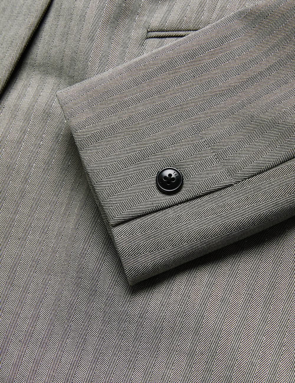 Dk-Grey Ted Baker KOA - Oversized Herringbone Single Breasted Women Blazers | Canada  WGV-207613