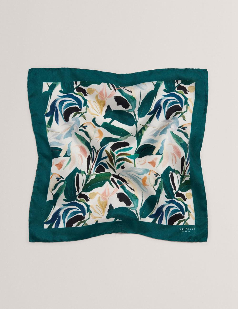 Ecru Ted Baker BOYTONP - Botanical Floral Silk Pocket Men Pocket Squares | Canada  IWS-539740