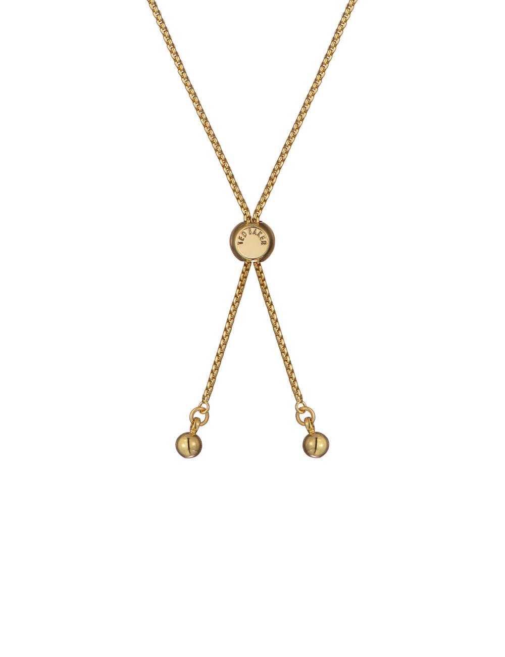 Gold Ted Baker ADORIA - Mini Crystal Heart Adjustable Women Bracelets | Canada  MRG-380756
