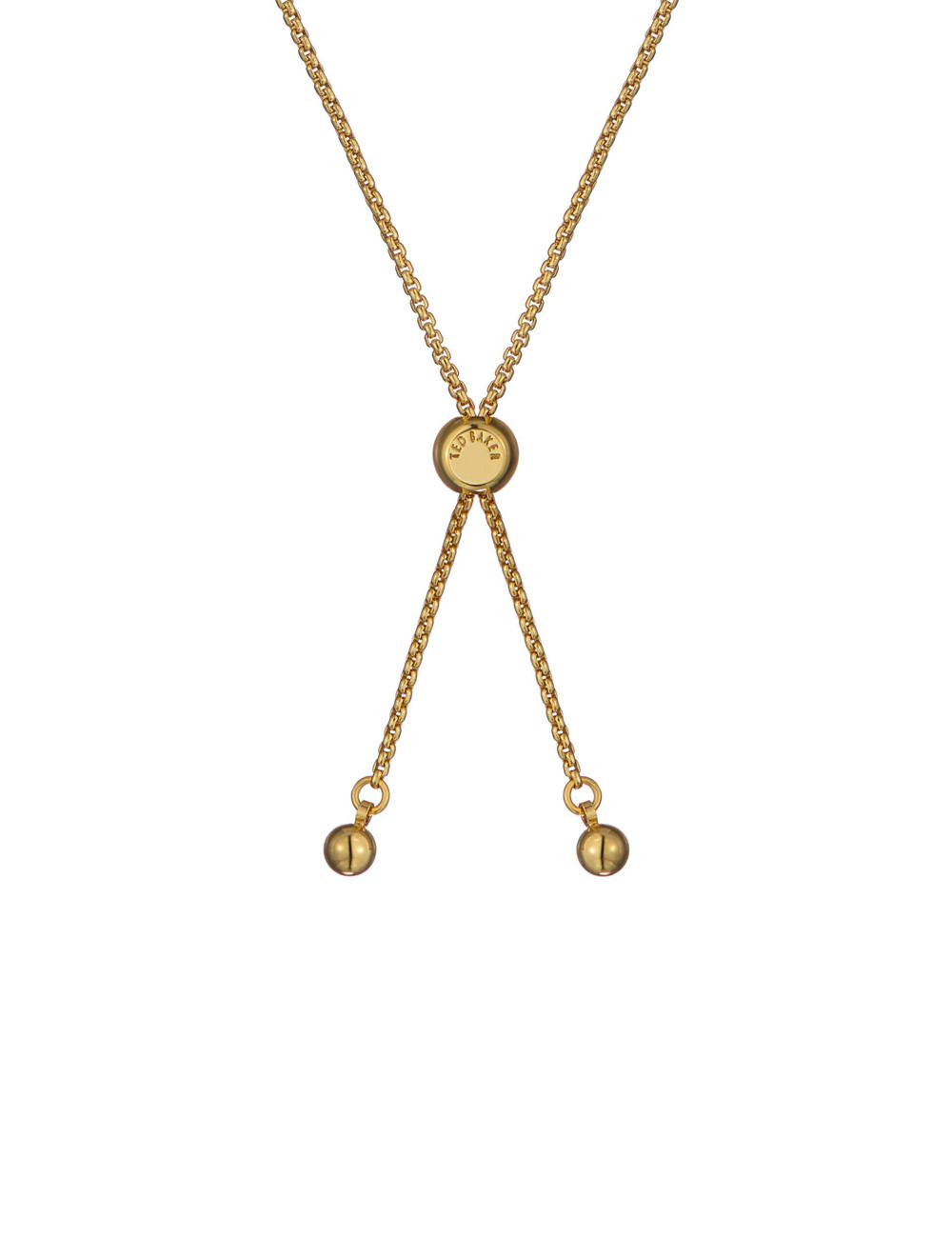Gold Ted Baker FLORINA - Crystal Flower Adjustable Women Bracelets | Canada  FEC-678092