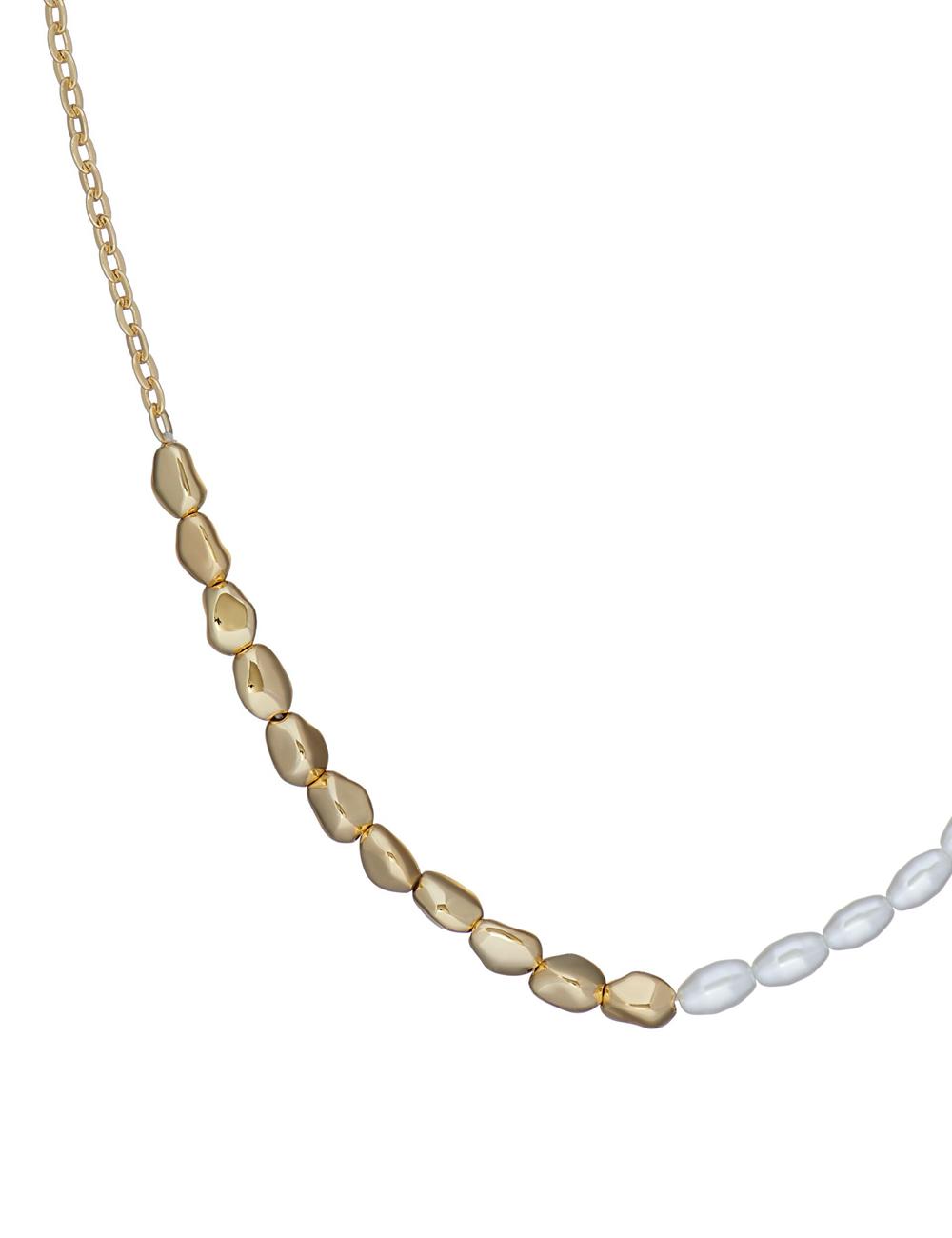 Gold Ted Baker ILENIE - Island Pearl Beaded Women Necklaces | Canada  SHO-872654