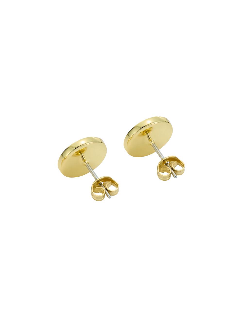 Gold Ted Baker MONLIA - Monogram Logo Stud Women Earrings | Canada  JUW-841260