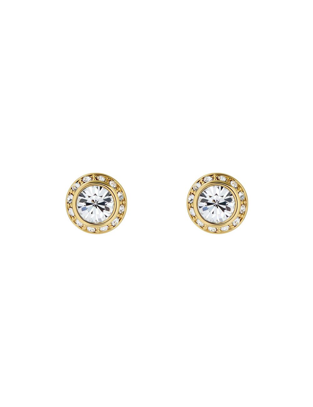 Gold Ted Baker SOLETIA - Solitaire Sparkle Crystal Stud Women Earrings | Canada  KBY-801576
