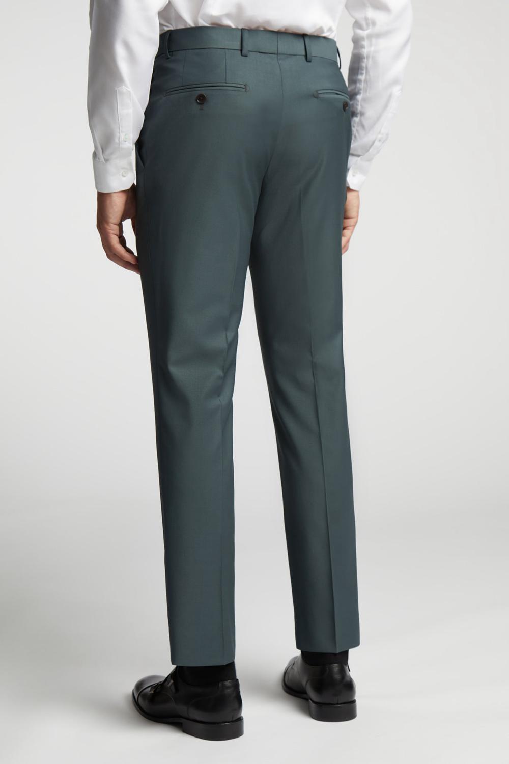 Green Ted Baker LUNANTS - Wool Blend Slim Suit Men Trousers | Canada  GCO-726038