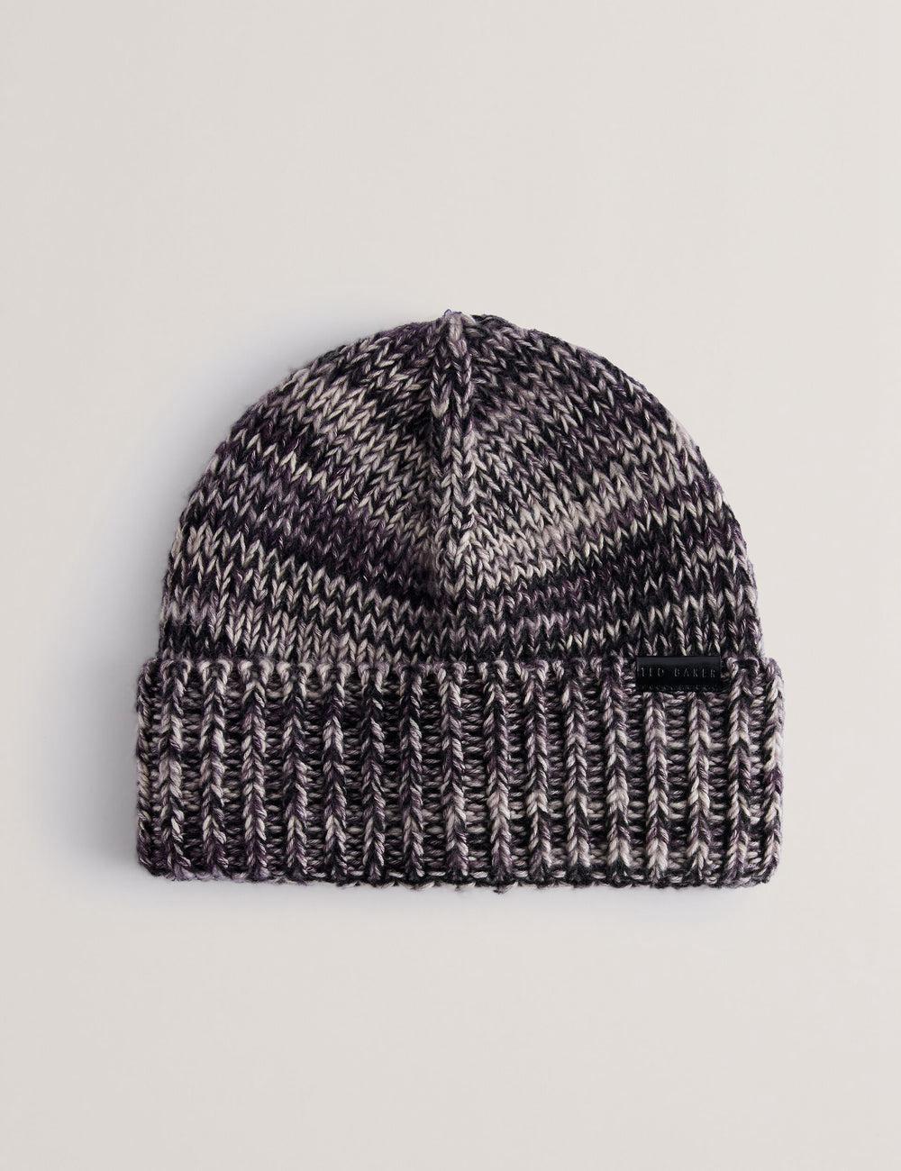 Grey Ted Baker RICHIIS - Marl Knit Turn Up Beanie Men Hats | Canada  ZCS-938072