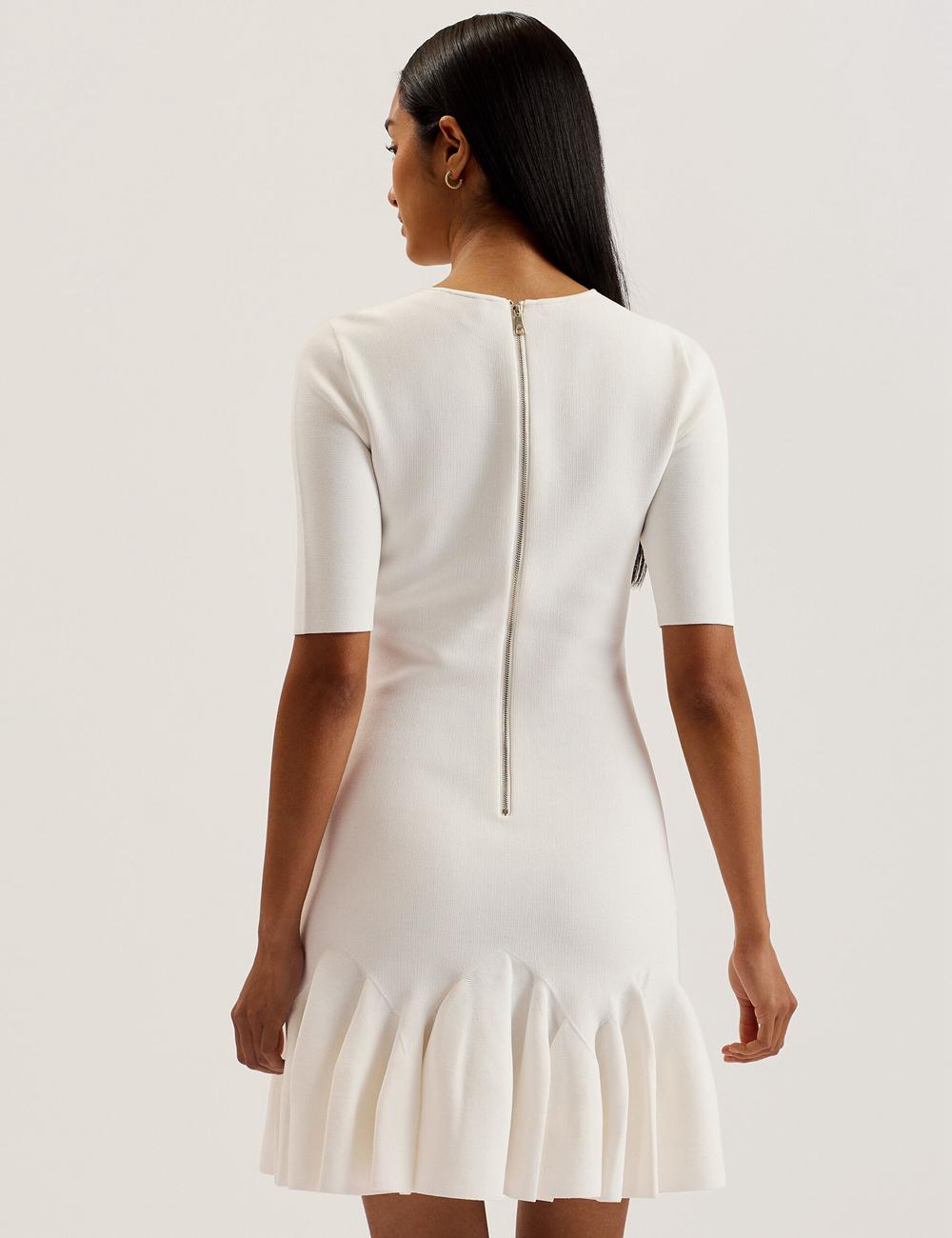 Ivory Ted Baker ALZANN Women Mini Dresses | Canada  UYG-769580
