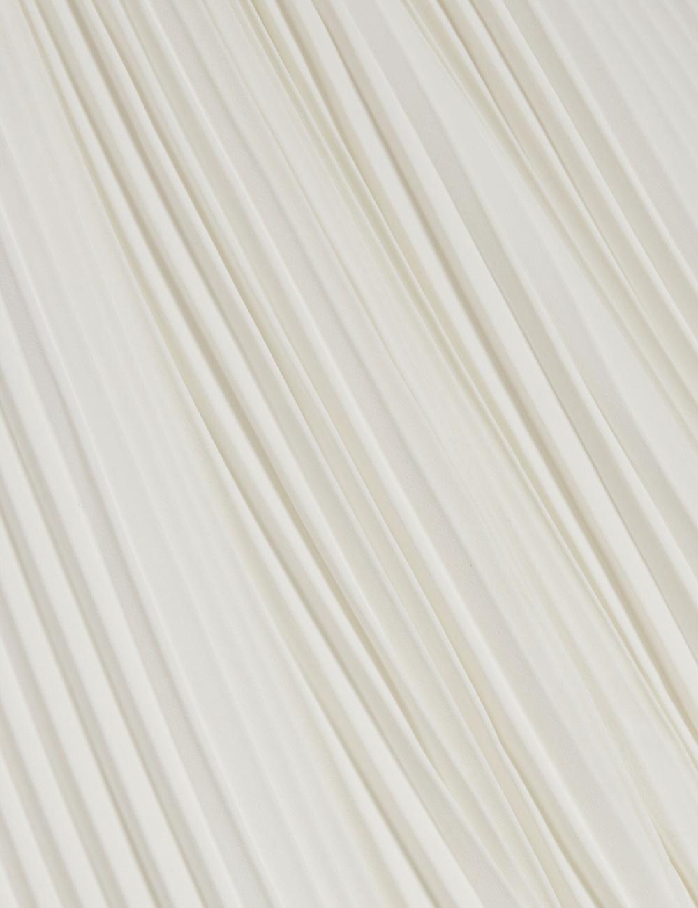 Ivory Ted Baker JAMAYA - High Halter Neck Pleated Sleeveless Women Tops | Canada  UDY-758492