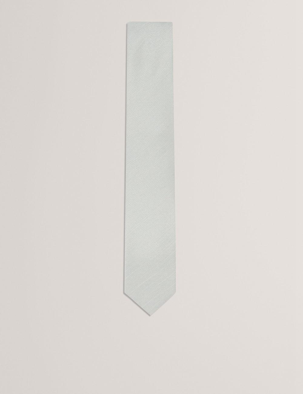 Lt-Green Ted Baker HAWKWEL - Linen Blend Woven Texture Men Ties | Canada  ZDK-875469