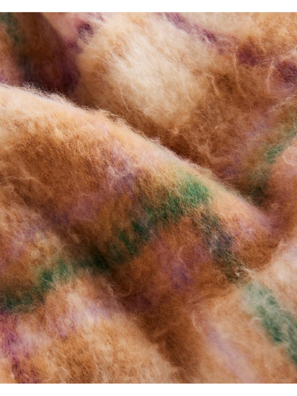 Multicol Ted Baker CHELLIS - Checked Fringed Edge Woven Women Scarves | Canada  GCT-807295