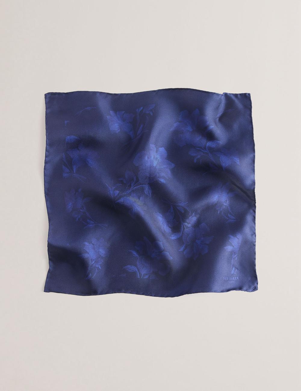 Navy Ted Baker AUSTINS - Two Tone Floral Silk Pocket Men Pocket Squares | Canada  PQG-467285