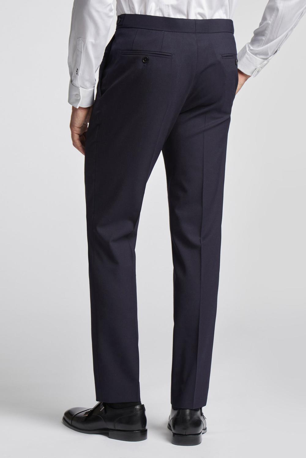 Navy Ted Baker BREENTS - Slim Fit Navy Tuxedo Men Trousers | Canada  ASB-041253