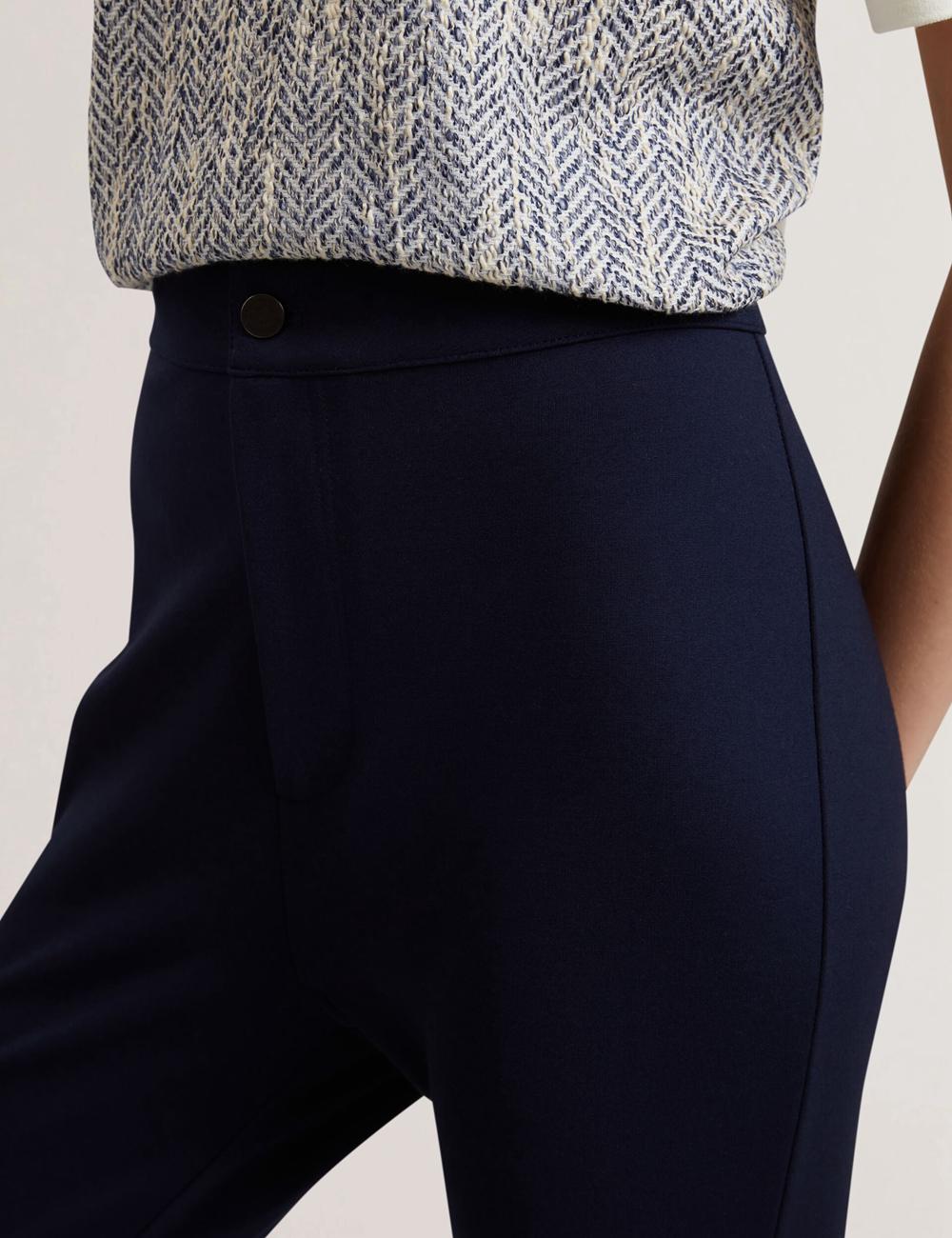 Navy Ted Baker FELINDA - Fly Front Stretchy Women Leggings | Canada  MFK-748360