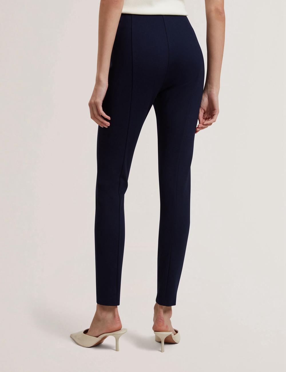 Navy Ted Baker FELINDA - Fly Front Stretchy Women Leggings | Canada  MFK-748360