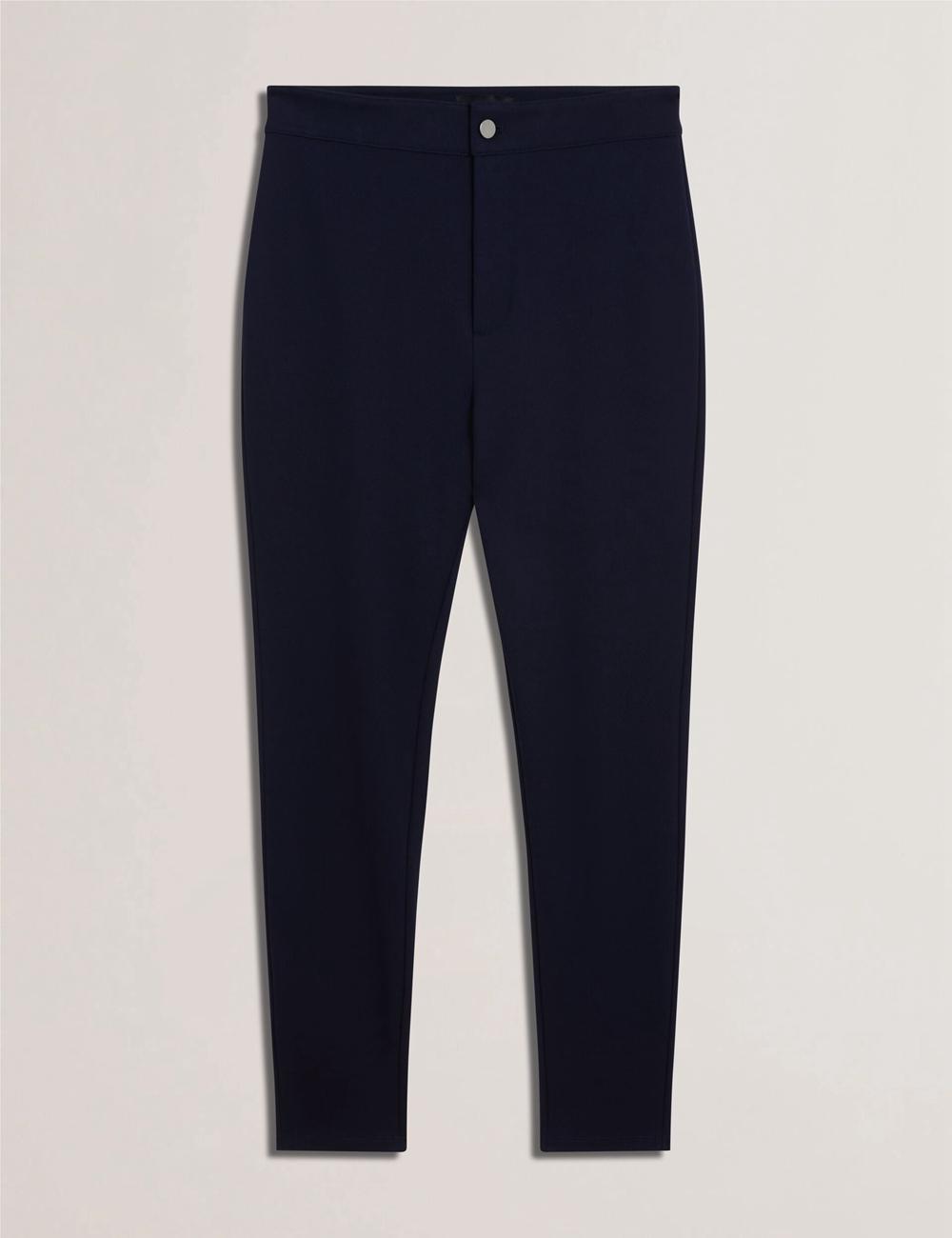 Navy Ted Baker FELINDA - Fly Front Stretchy Women Leggings | Canada  MFK-748360