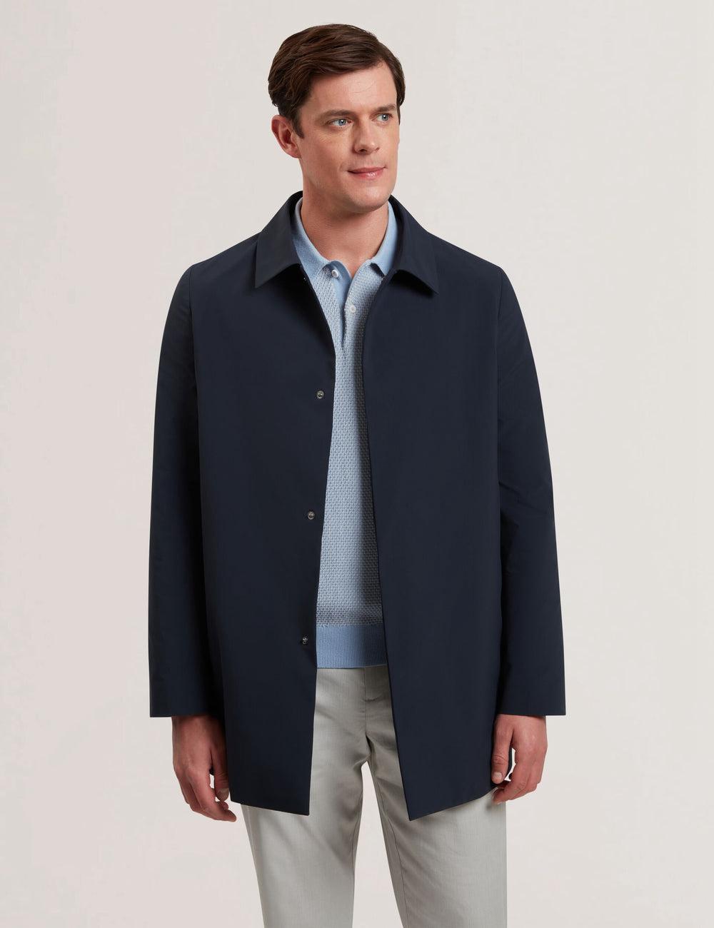 Navy Ted Baker HUMMELS - Lightweight Short City Mac Men Jackets | Canada  YKR-132809