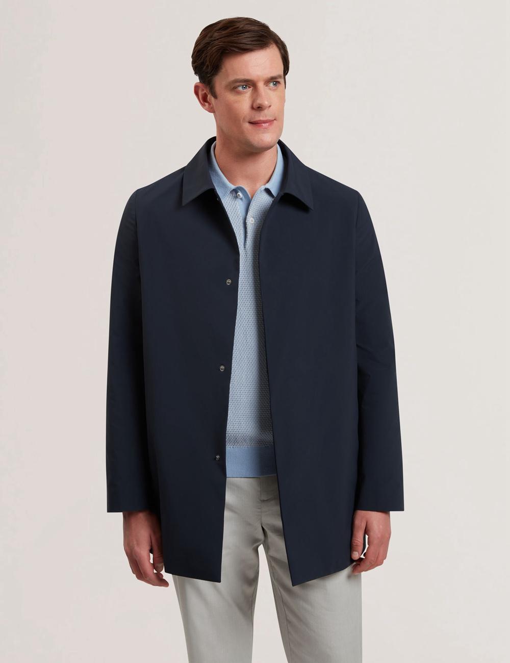 Navy Ted Baker HUMMELS - Lightweight Short City Mac Men Jackets | Canada  YKR-132809