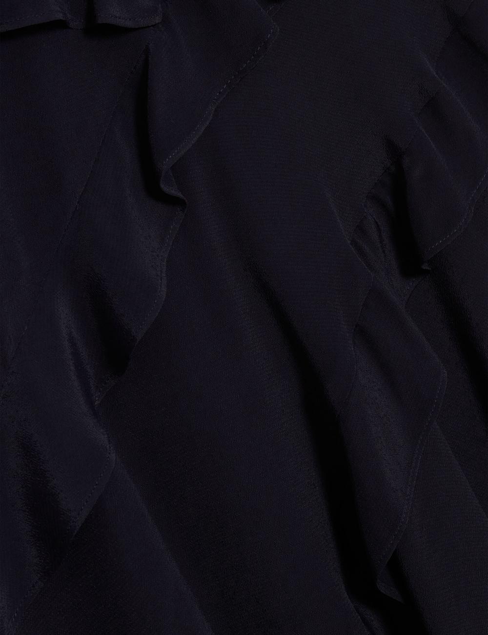 Navy Ted Baker JOJII - Frill Trim Angel Sleeve Women Mini Dresses | Canada  FDM-198207