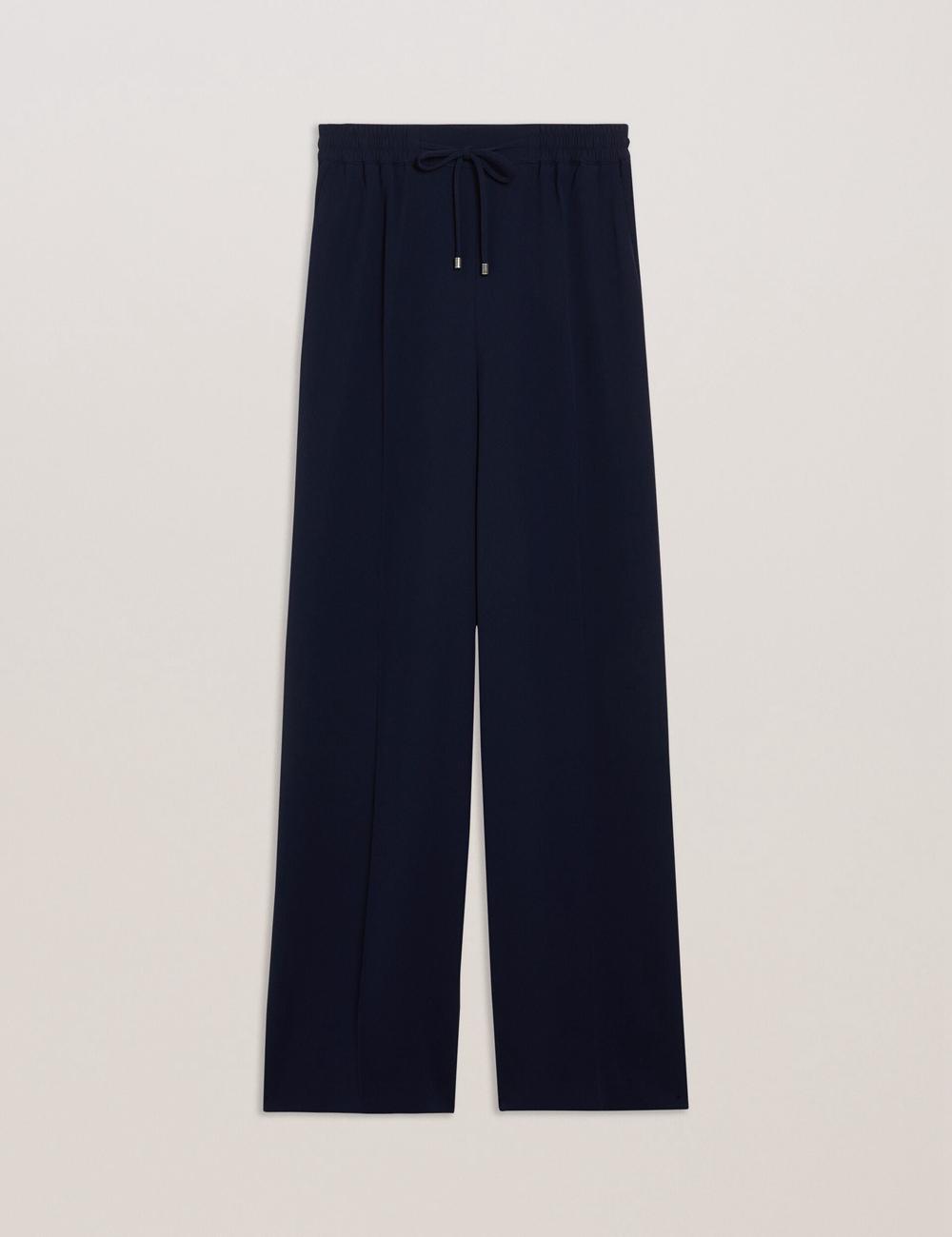 Navy Ted Baker LILIAAH - Wide Leg Tailored Women Joggers | Canada  IEP-574921