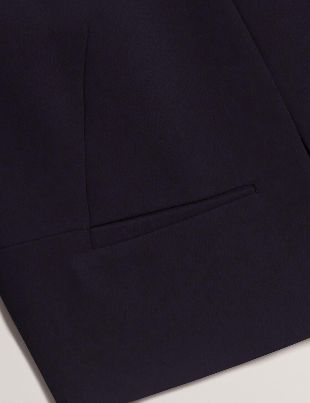 Navy Ted Baker MANABJL - Tailored Round Neck Cropped Open Women Jackets | Canada  CDA-694805
