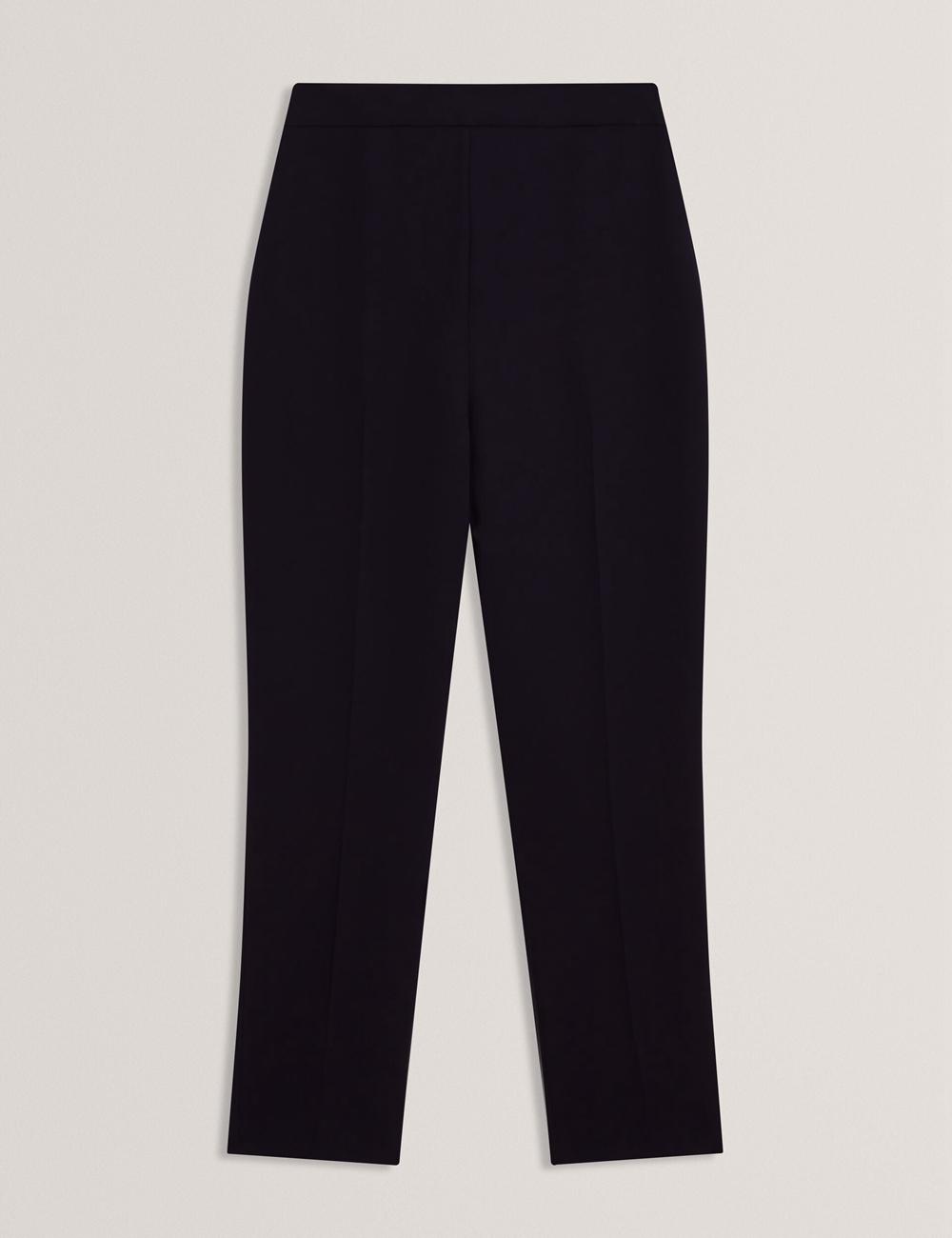 Navy Ted Baker MANABTL - High Waist Tapered Leg Tailored Women Trousers | Canada  NPM-845912
