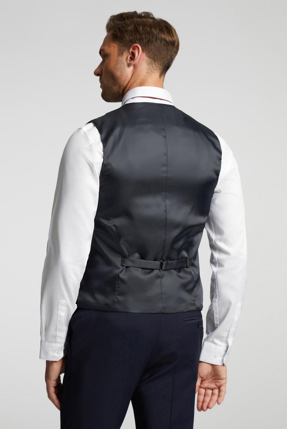 Navy Ted Baker PANAMA - Wool Blend Slim Fit Men Suit Waistcoat | Canada  IHD-753948