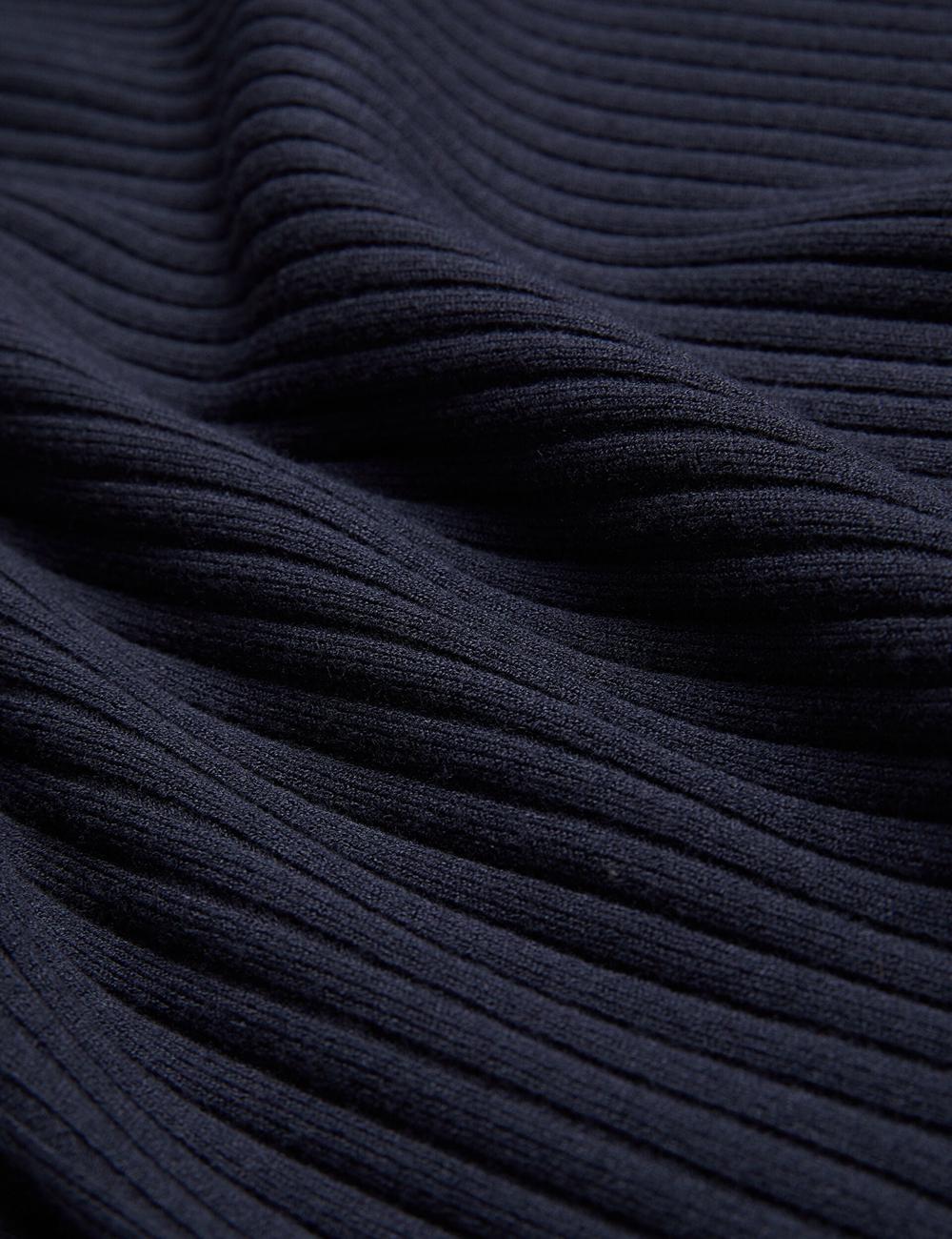 Navy Ted Baker SANDIII - Sleeveless Ribbed Knit Column Women Maxi Dresses | Canada  SJK-280753